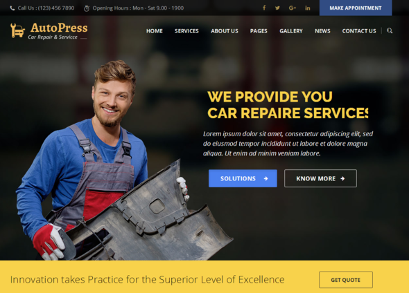 AutoPress - Car Repair & Services WordPress Theme Logo